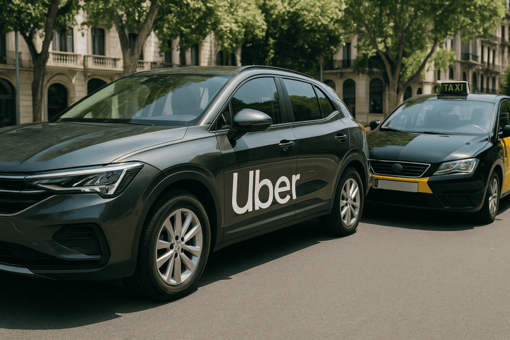Diferencias entre Uber y taxi